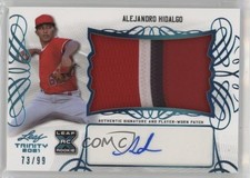2021 Leaf Trinity Platinum 73/99 Alejandro Hidalgo #PA-AH1 Patch Auto 1e0w