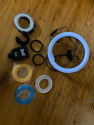 Bolt VM-160 ring flash + smart phone ring flash
