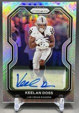 2020 Panini Prizm Keelan Doss Silver Auto #137 Las Vegas Raiders