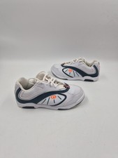 Dexter B4001-88 White Blue Synthetic Lace Up Athletic Bowling Shoes USA 6 M Used