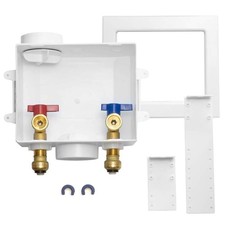 Washing Machine Box Center Side Drain 1/2 Push-Fit Inlet x 3/4 MHT Outlet