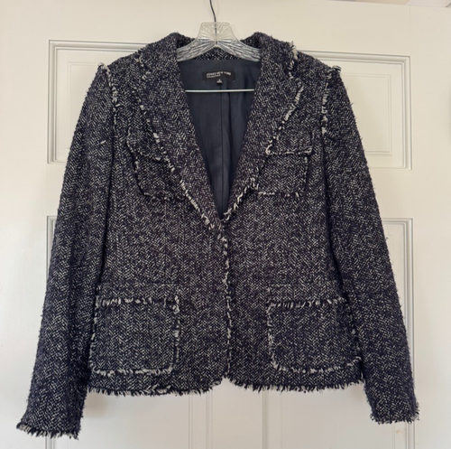 Blazer Femme Jones New York Collection Gris Stretch - Taille 6