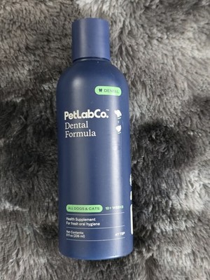 PetLab Co. Cat & Dog Dental Formula, Keep Breath Fresh and Teeth Clean 8 fl oz