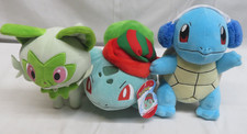 Pokemon Plushes Jazwares Bulbasaur Squirtle