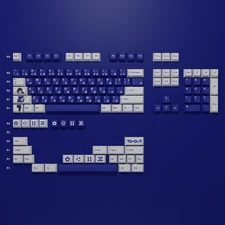 KenoKeys Blue Lock Yoichi Isagi Anime Keycap Set For Mechanical Keyboard Cherry