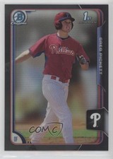 2015 Bowman Draft Chrome Asia Exclusive Black Refractor Greg Pickett #18 e5r