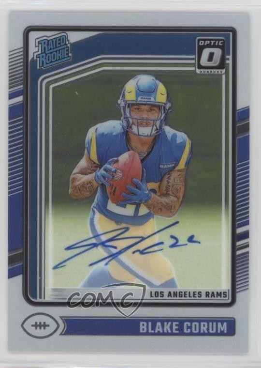 2024 Panini Donruss Optic Rated Rookie Auto 8/325 Blake Corum #208 Auto g7s