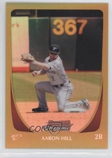 2011 Bowman Chrome Gold Refractor 12/50 Aaron Hill #74 a6z
