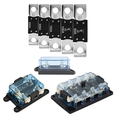 Sicherungen 5er Set Megasicherung oder Sicherungshalter 32V 40A-500A Stromstärke - Bild 1 von 3