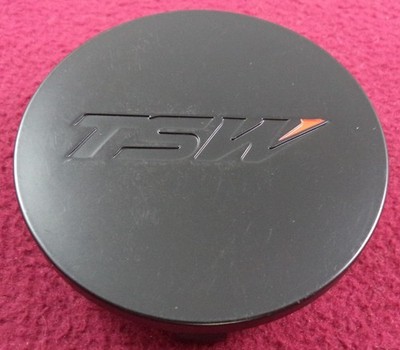 TSW Wheels Flat Black Custom Wheel Center Cap # PCF82-T (1)