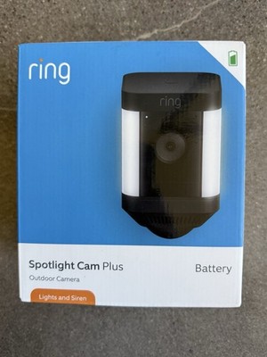 Ring Spotlight Cam Plus, Battery - Black