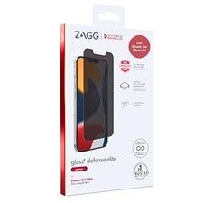 ZAGG Glass Elite Privacy Screen Protector for iPhone 16/15-2-Way Privacy Filter,