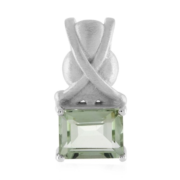 Cavill SilberanhäNger Damen GrüNer Amethyst 2,23Ct Echtschmuck Modern-image