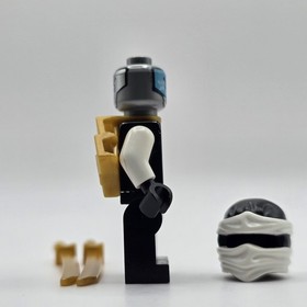 LEGO Ninjago Zane Skybound minifigure 70603 njo0189 with Gold Swords