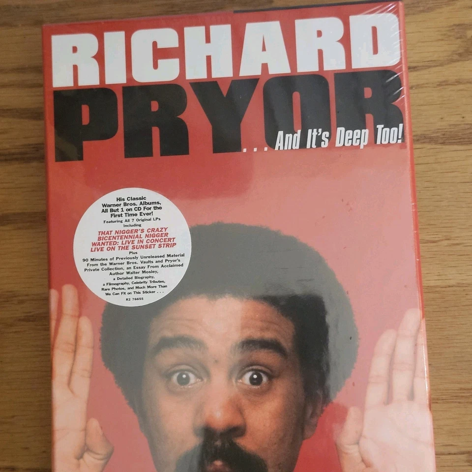 Richard Pryor "And It's Deep Too!" 1968-1992 Complete Warner 9 CD Box Set NEW Foto 3 de 4