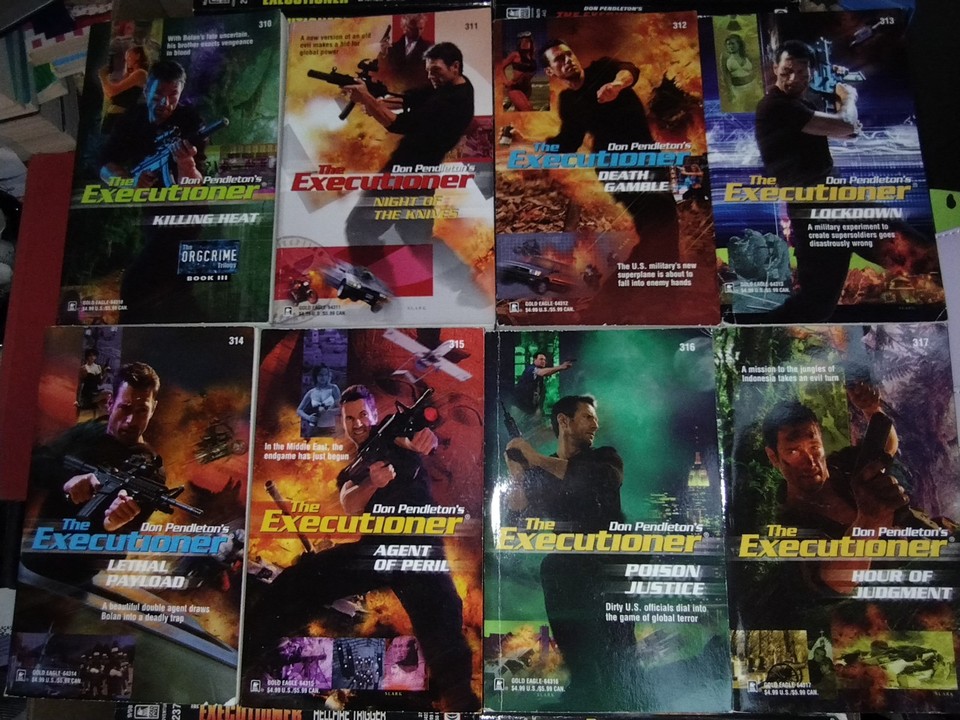The Executioner Book Lot 66 Books Don Pendleton Various Titles From ...
