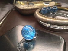 4 CHAMPION/WV/JABO AWESOME TRANSPARENT BLUE SWIRLED player set