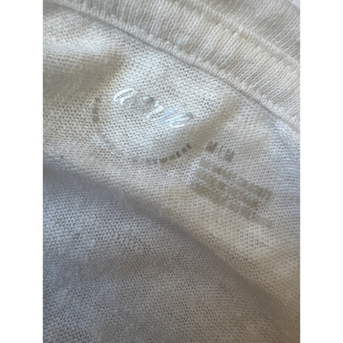 Aerie Breezy Boyfriend Round Neck Oversized T-Shirt Tropic White Women Sz M NWT - Picture 6 of 8