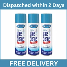 3 Pack Sprayway Glass Cleaner 15 oz Cans FAST Shipping CLEAN SHINE, FRESH SCENT
