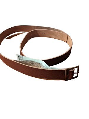 Zara Tan Leather Belt with Gold Buckle FAUX LEATHER BELT - Brown | ZARA United States main image 2