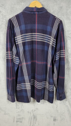 Vtg Polo Ralph Lauren Henley Pullover Men's XL Plaid Oversized Baggy 90s Tartan - Picture 8 of 10