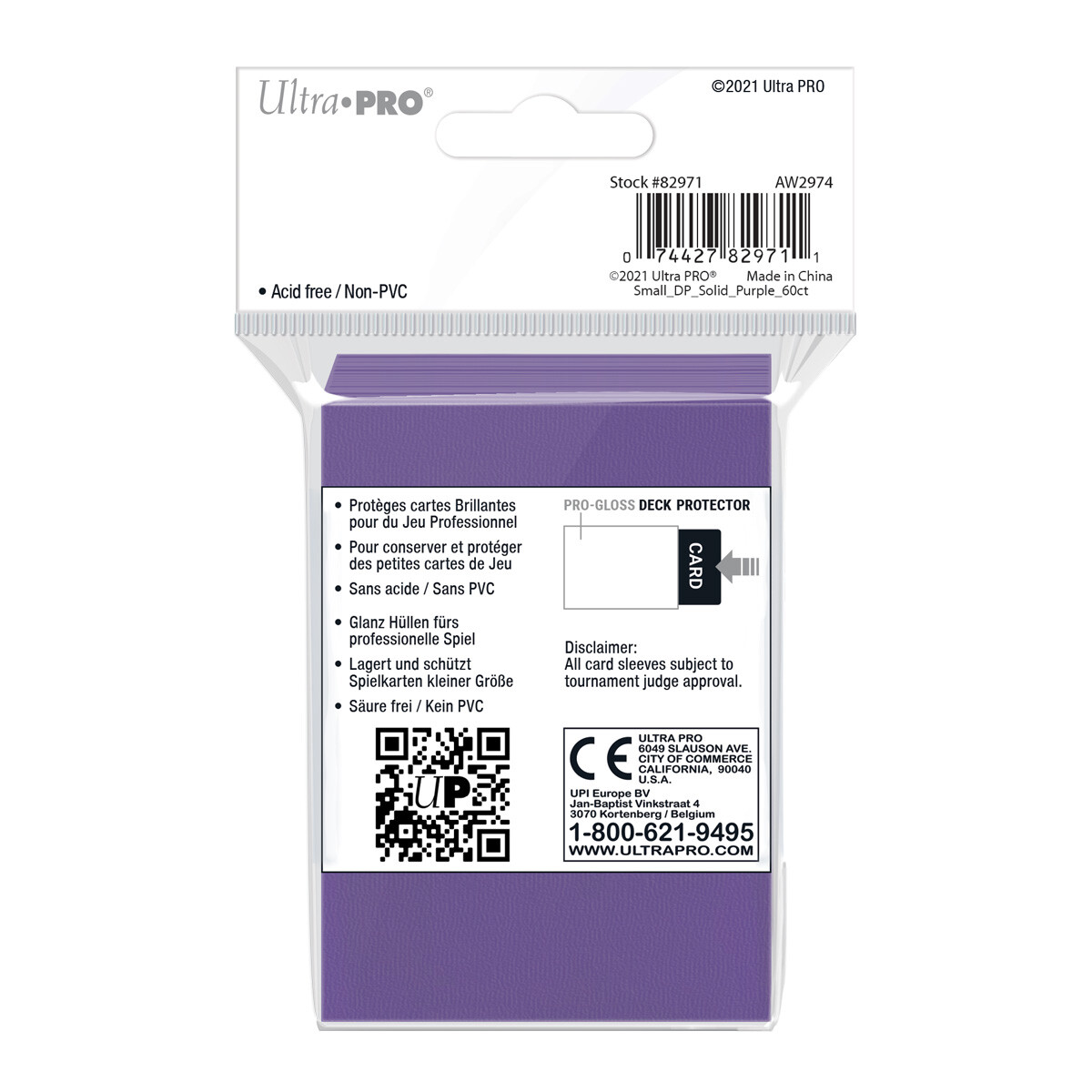 ultra pro purple card sleeves 50ct Pro-Matte Standard Deck Protectors : Toys & Games sized cards. 240 Ultra Pro Small Gloss