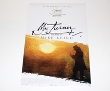 DIRECTOR MIKE LEIGH SIGNED 'MR. TURNER' 12x18 MOVIE POSTER PHOTO COA PROOF