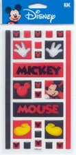 Disney EK Success MICKEY MOUSE Epoxy Tiles stickers 61829 Fast FREE Shipping!