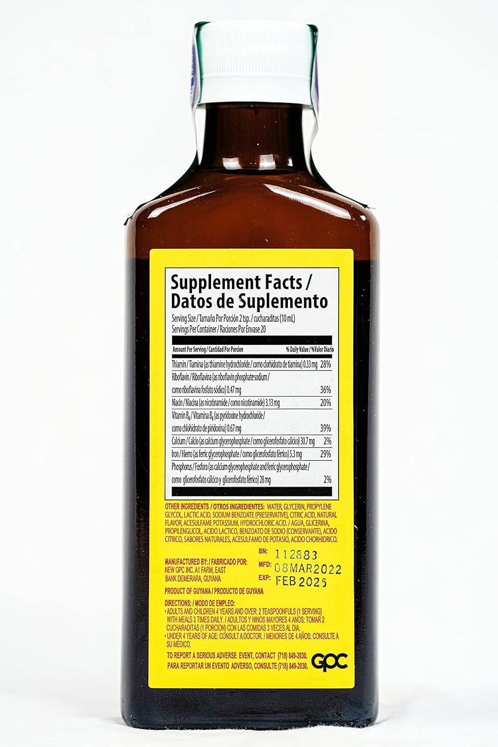 Nutrophos Liquid Dietary Supplement 200ml By GPC eBay