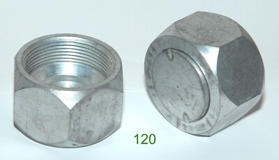 (4) 1-1/2''JIC 37 Degree Compression Cap Nut, 1-7/8''-12 Thread, 1.79'' I.D. (-24)