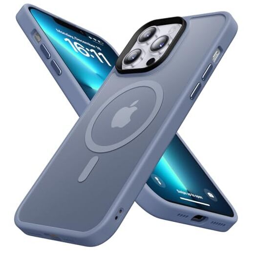 Strong Magnetic for Case, Compatible with MagSafe, iPhone 13 Pro Navy Blue