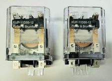 Potter  Brumfield KUP-11D55 Relay 12VDC Coil 1/3HP / 120VAC / 10A  LOT OF 2  