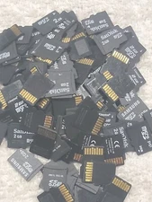 (LOT OF 20) 2GB MicroSD Cards ( MICRO SD ) Samsung / Sandisk / ect