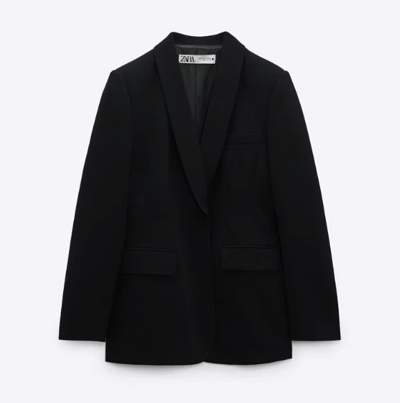 Zara black blazer clearance womens