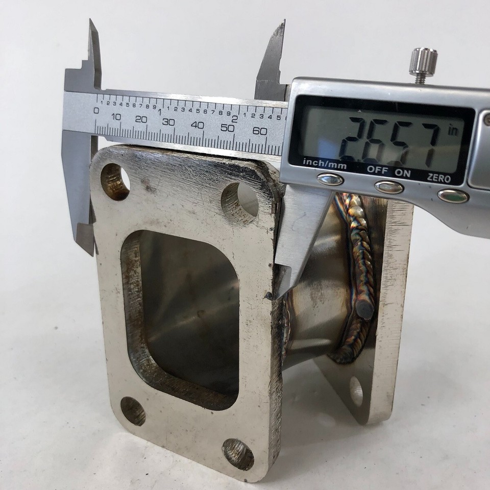 Straight T3-4 Bolt to T3-4 Bolts Turbo Charger Flange Conversion