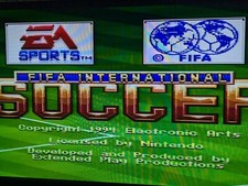 Super Nintendo 1994 FIFA International Soccer (SNES) Tested See Pictures 