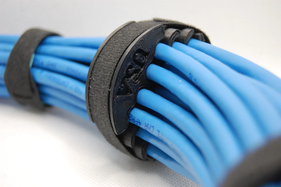 24 Cable Ethernet Comb/Organizer - Comes With Tie - USA 6A UTP or 5/6 UTP Colors - Image 4 of 4