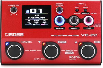 Boss VE-22 Vocal Effects and Looper Pedal