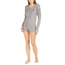 Jenni by Jennifer Moore Women's Thermal One Piece Sleep Romper XSmall -----New