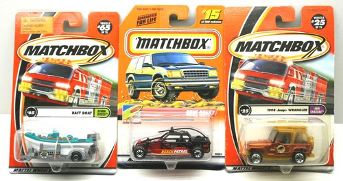 12pc 1990s Matchbox Diecast Water Beach Boat Jet Ski Fishing Rescue VW Raft NOC - Picture 2 of 5