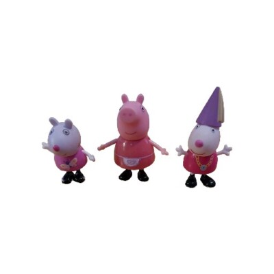 Peppa Pig Toys Figurines ABD Ltd Jazwares 2003 Mommy & Suzy Sheep Lot Of 3