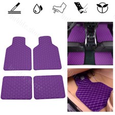 Piel De Tapetes Para Autos Alfombras De Cuero PU Piel Para Carro Coche Accesorio