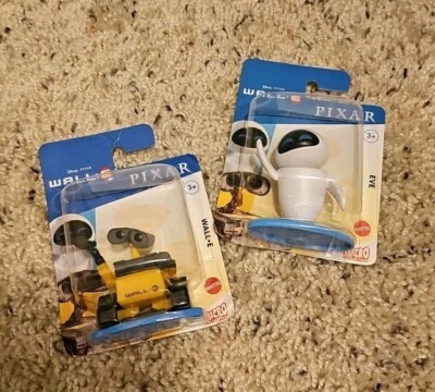 Disney Pixar - Wall-E & Eve - Micro Collection Mini Figures (Factory Sealed)