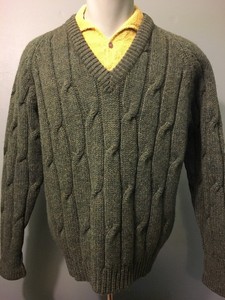 Suéter de lana británica para hombre Chunky Sweater - Paul James Knitwear