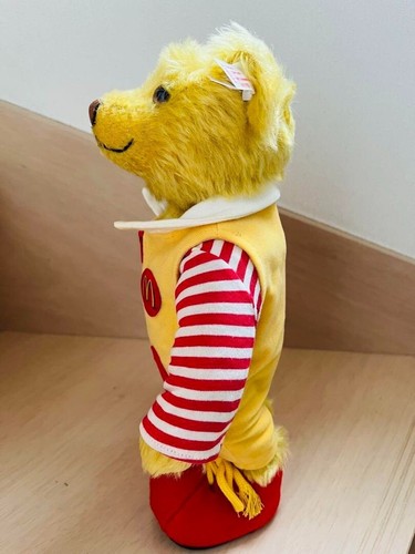 Steiff McDonald's Teddy Bear Plush White Tag Limited Edition Multicolor Used - Picture 3 of 7