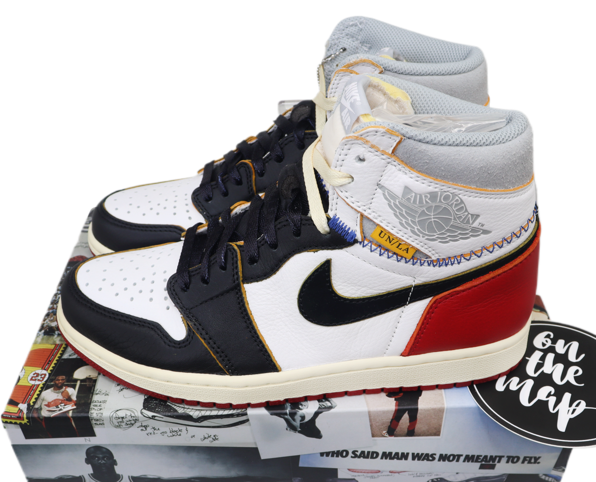 Air Jordan 1 Retro High NRG x Union LA Black Toe UK 7 US 8 EUR 41