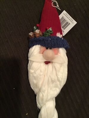 NEW Adorable Christmas Santa Claus Face/Head Tree Decoration Hanging Ornament