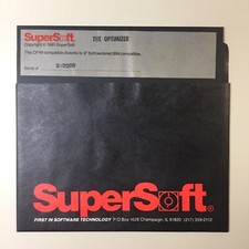 Vintage 1981 SUPERSOFT THE OPTIMIZER 8 Floppy Disk VHTF