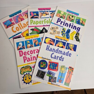 Step By Step Crafts x 5 PB  Primary Schoolers Home School Collage Crafts