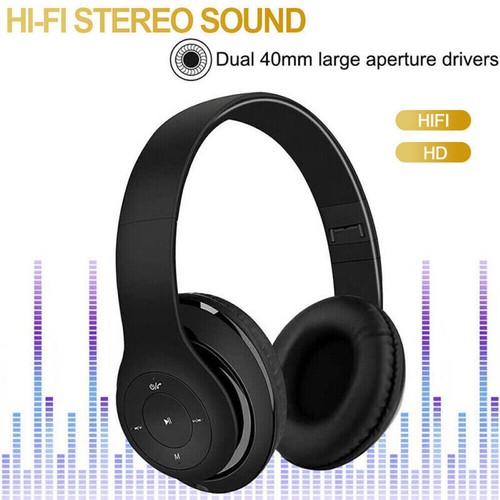 Wireless Bluetooth 5.0 Headphones Noise Cancelling Over-Ear Stereo Earphones HOT - 第 8/20 張圖片